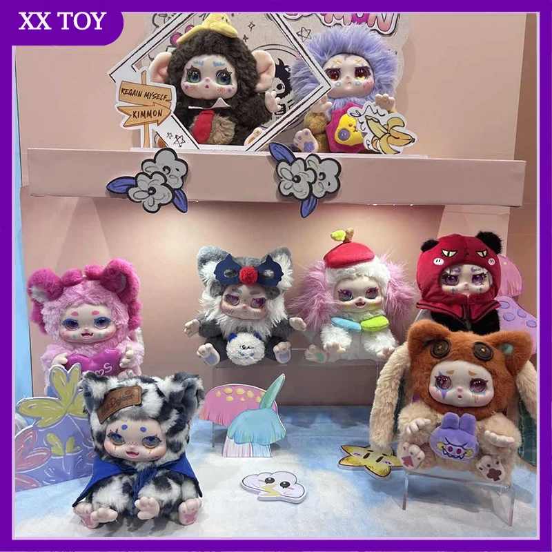 

Kimmon глухая коробка милые аниме фигурка, Плюшевая Игрушка Гаджет Куклы Kawaii Мультяшные мягкие куклы Девочки украшение комнаты подарки на день рождения