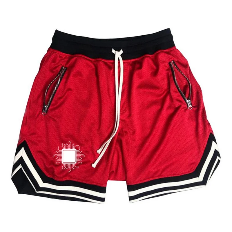 Mens Siwmwear 2023 New CPU Processor Circuit Diagram Hot Summer Swim Trunks Sport Gym Running Shorts Male Beachwear