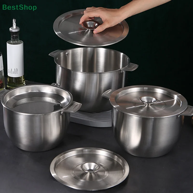Stainless Steel Cookware Lid 20/22/24CM Reusable Cooking Pot Cover Wok Cover Frying Pan Lid Flat Pan For Bowls Basins