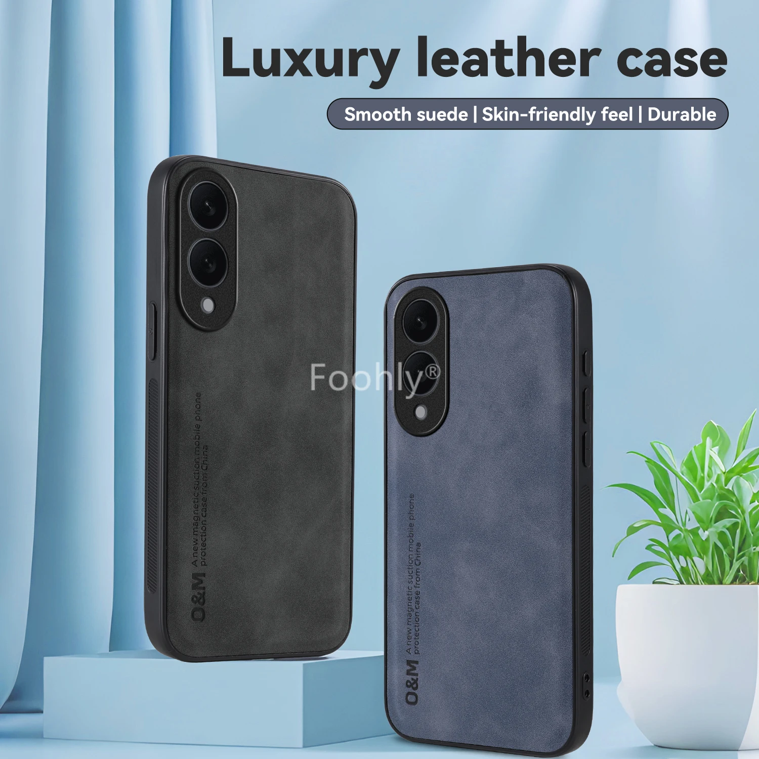 Shockproof Magnetic Phone Case - Skin Feeling Protective Back Cover