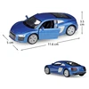 1/36 Audi R8 Coupe GT Spyder Toy Car Model RMZ City 3'' Diecast Super Sport Racing Miniature Pull Back Collection Gift Kid Boy 3