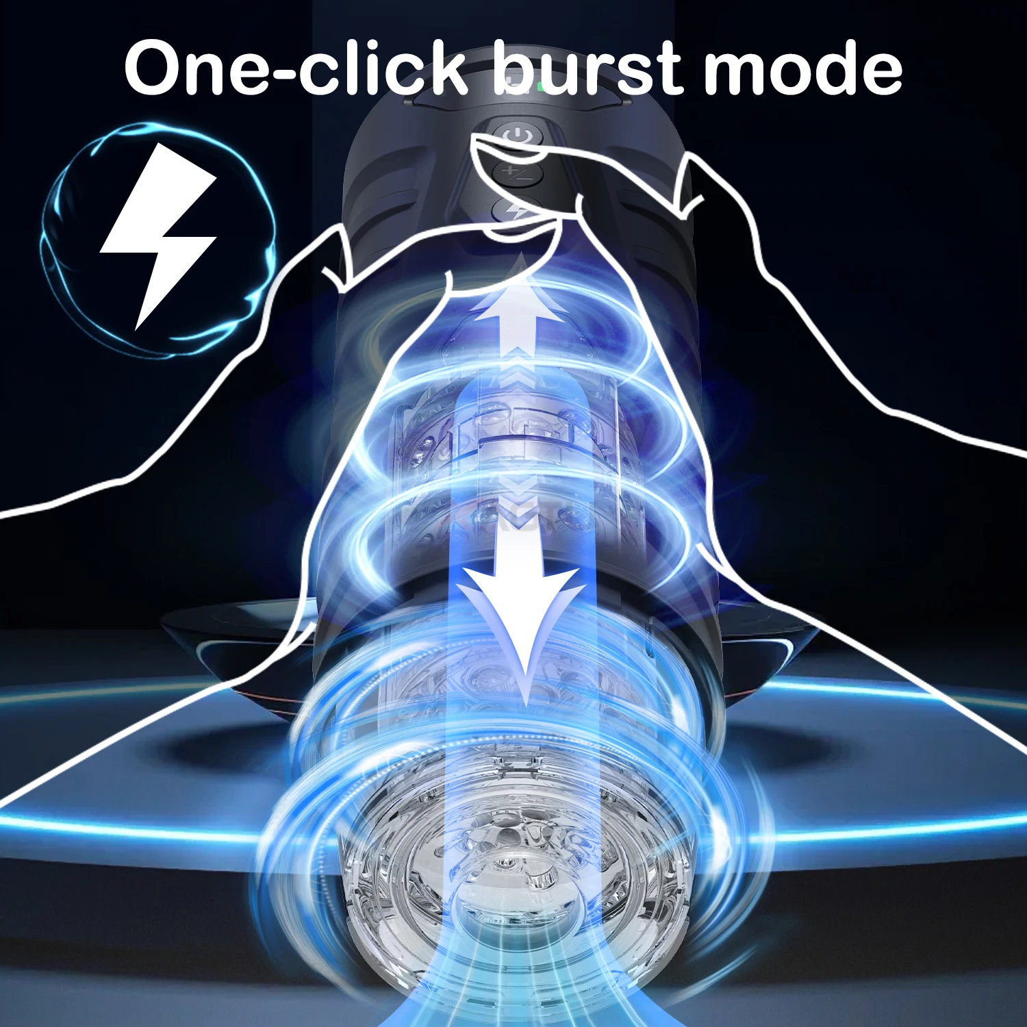 Automatic Male Masturbator 7 Telescopic Rotating Modes Mastubator Cup Electric Pocket Pussy Penis Sex Toy For Men Adult Supplies