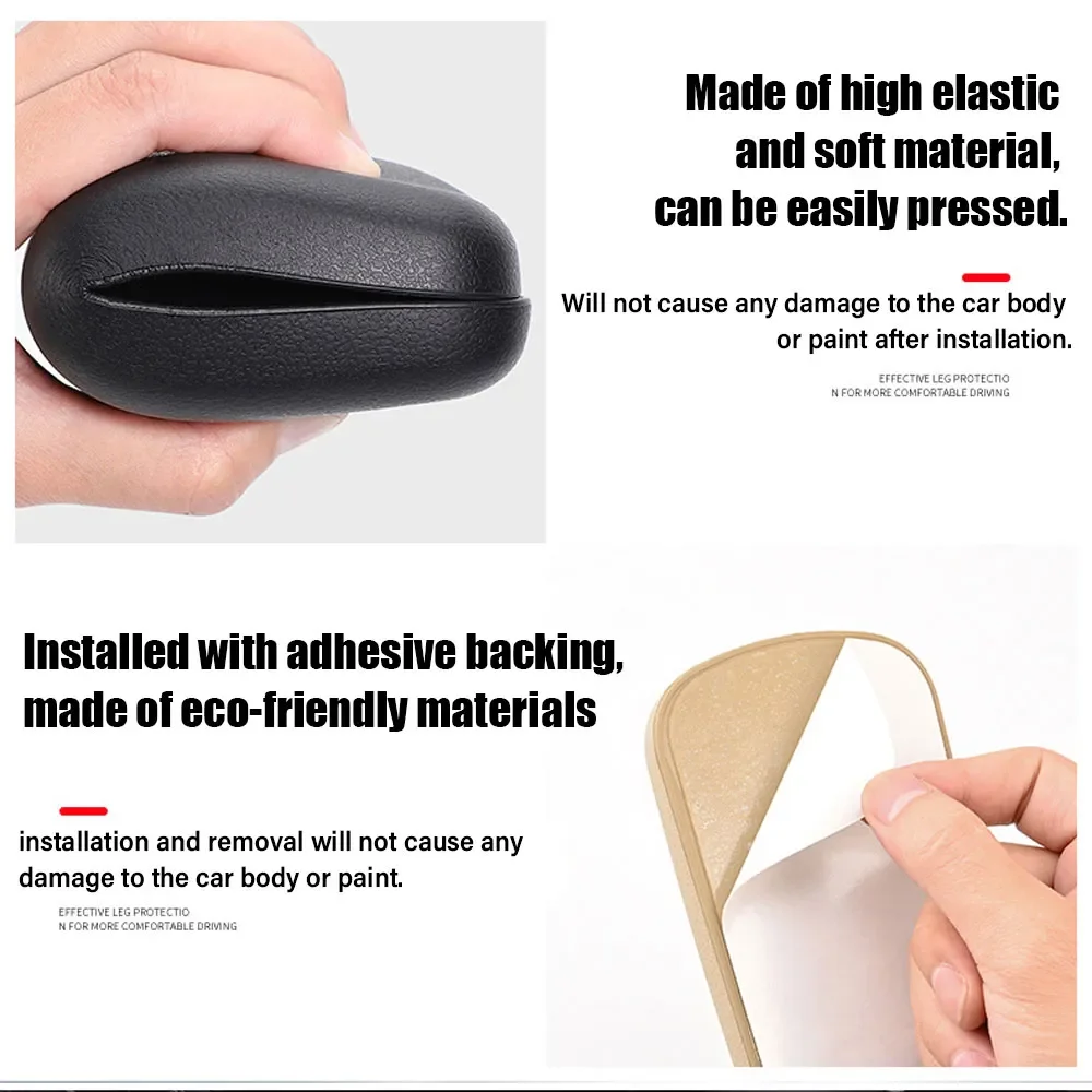 Car Knee Pads Leg Pads Car Leg Rests Knee Door Control Universal Foot Auto Interior Pillow Armrest 1PCS knee cushion