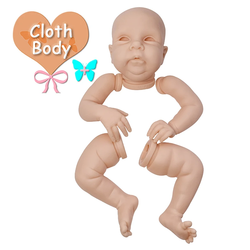 20inch Unfinished Miley Reborn Doll Kit Doll Unpainted Parts with