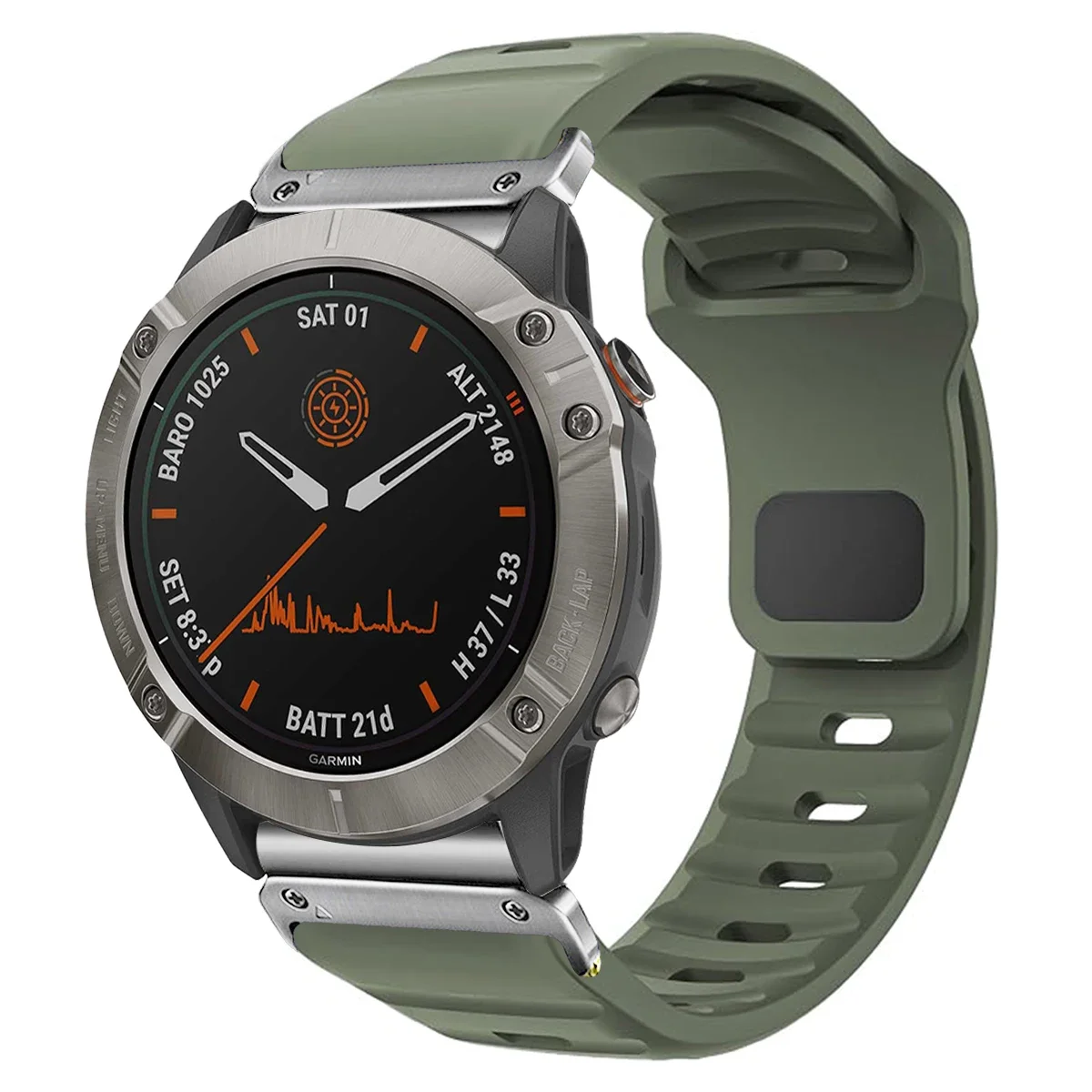 QuickFit Silicone No-Gap Watchband - Versatile 22mm & 26mm Strap