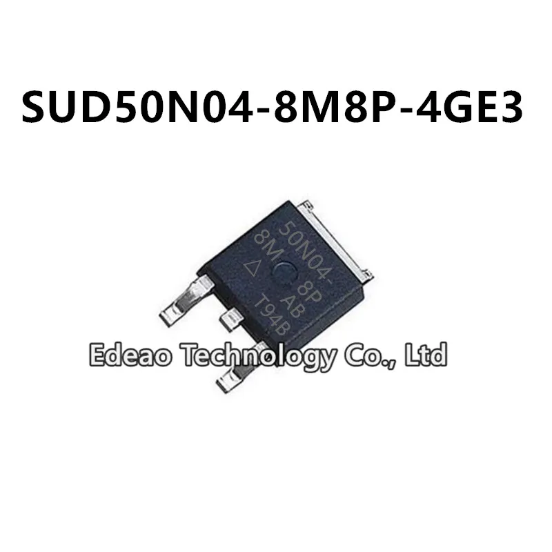 

10Pcs/lot NEW 50N04-8M SUD50N04-8M8P TO-252 SUD50N04-8M8P-4GE3 50A/40V N-channel MOSFET field-effect transistor