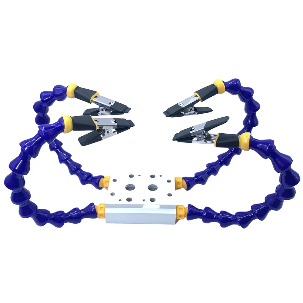 Versatile Table Clamp Soldering & Welding Station with Flexible Arms