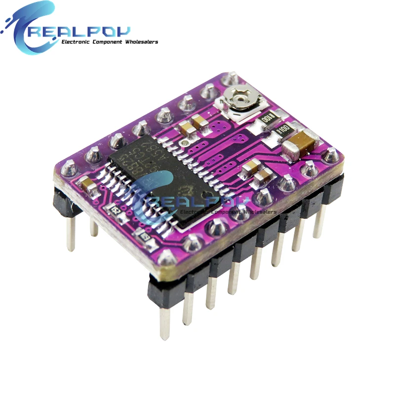 Фото Драйвер шагового двигателя для 3D-принтера Stepstick Drv8825 Reprap 4 PCB Board, замена A4988, запчасти для 3D-принтера Ramps 1,4 №3