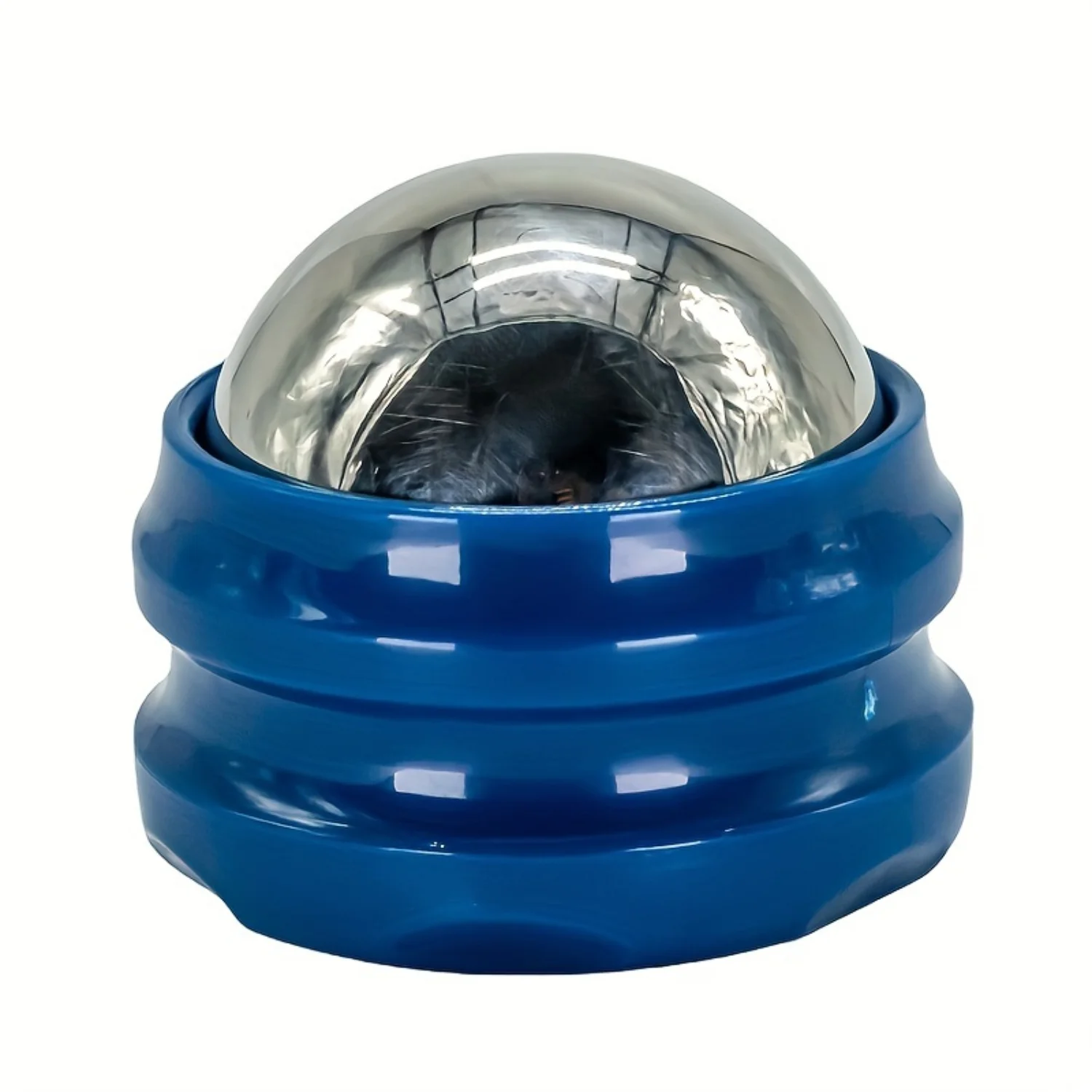1pc Stainless Steel Iced Massage Ball, 54mm/2.1inch Hot & Cold Compress, Muscle Cooling Beauty Tool for Sports Fitness