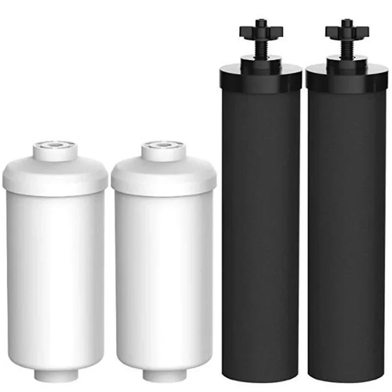 Black Pre-Purifying Element Water Filter Replacement Cartridge for family travel and outdoor activities with simple installation