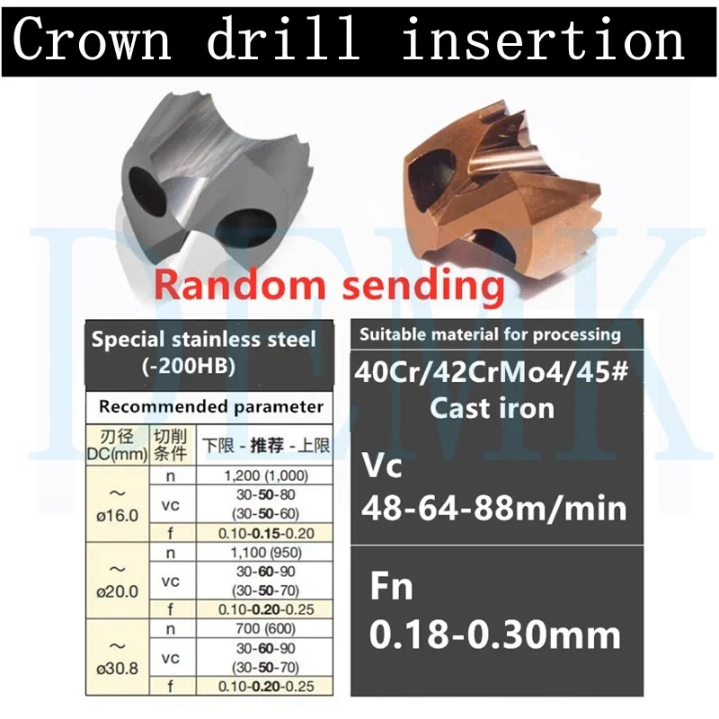 XCMY Indexable Carbide Insert Drill Bit CNC Hole Machining 10-25.8mm