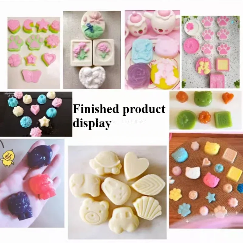 250g/ Bag Natural Plant Material Transparent Milky White Soap-Base DIY Creative Modeling Milk Handmade-soap Making Materials