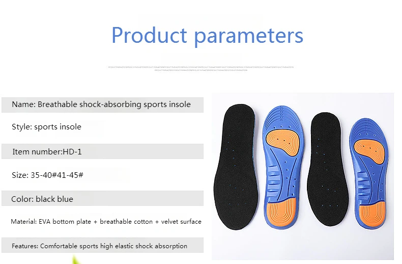 NEW Memory Foam Sport Comfortable Orthopedic Insoles for Feet Man Women Insole for Shoes Arch Support Shoe Sole Running Shoe Pad