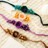 ❤️CYMMHCM Newborn Photography Props Manual Headband Studio Infant Photo Headwear Baby Shoot Accessories Fotografia 5