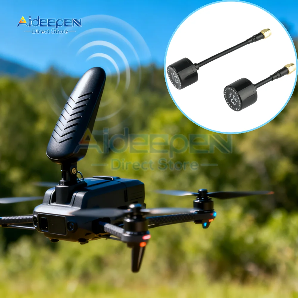 Antenne 4.5dBi 3.3GHz pour FPV drone - 68mm ou 105mm