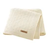 Baby Blankets Swaddle Wrap 90*70cm Newborn Netural Solid Color Knitted Stroller Basket Bedding Covers Stuff Portable All Seasons 1
