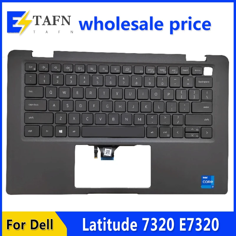 Nuovo Originale Per Dell Latitude 7320 E7320 Laptop Palmrest Case Keyboard Cover Superiore Versione Inglese Usa
