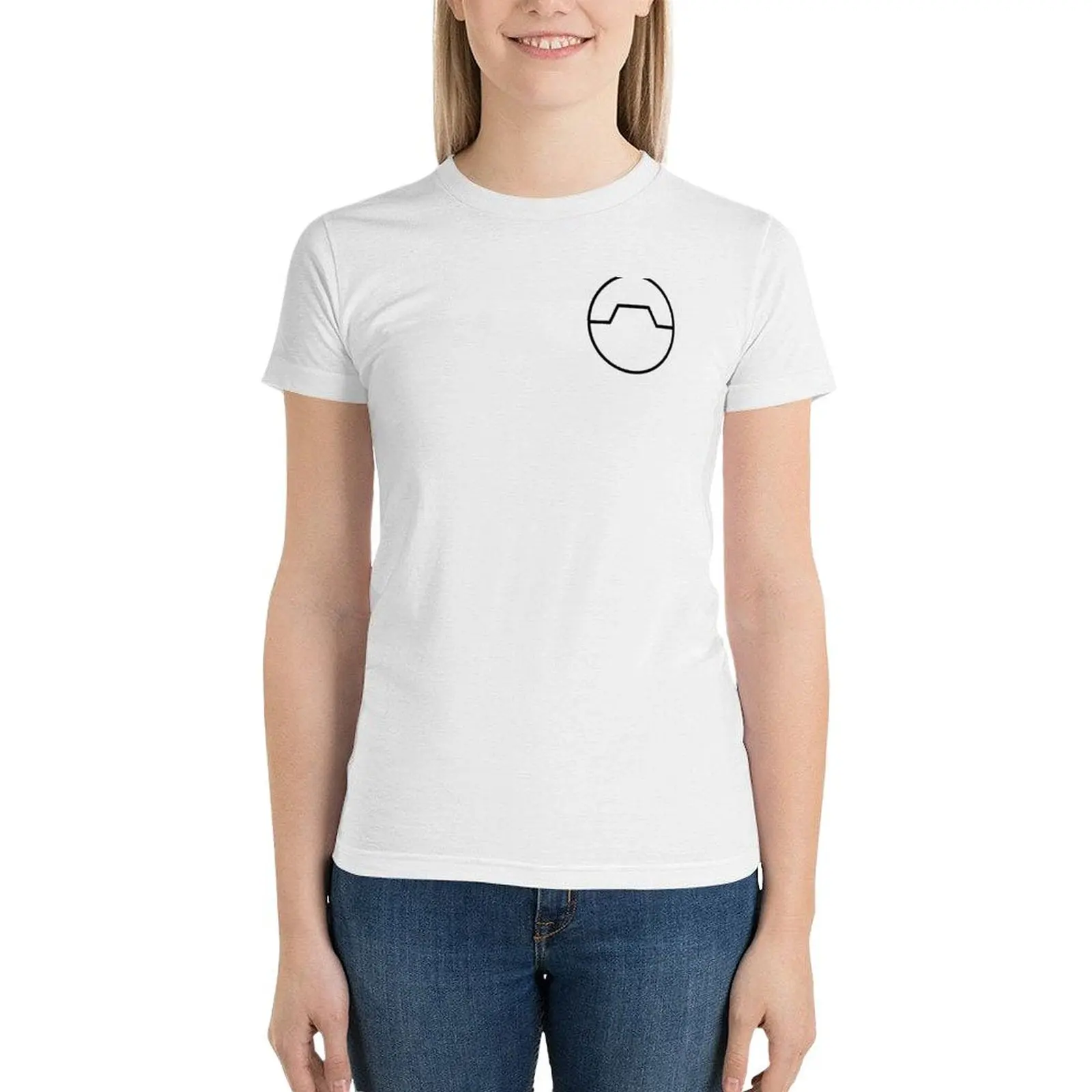 Летняя женская футболка с портом и принтом