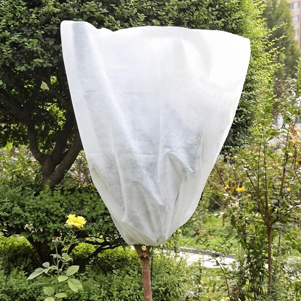 

2 Pcs Plant Bag Protection Outdoor Plants Winter Covers Non-woven Fabric Frost for