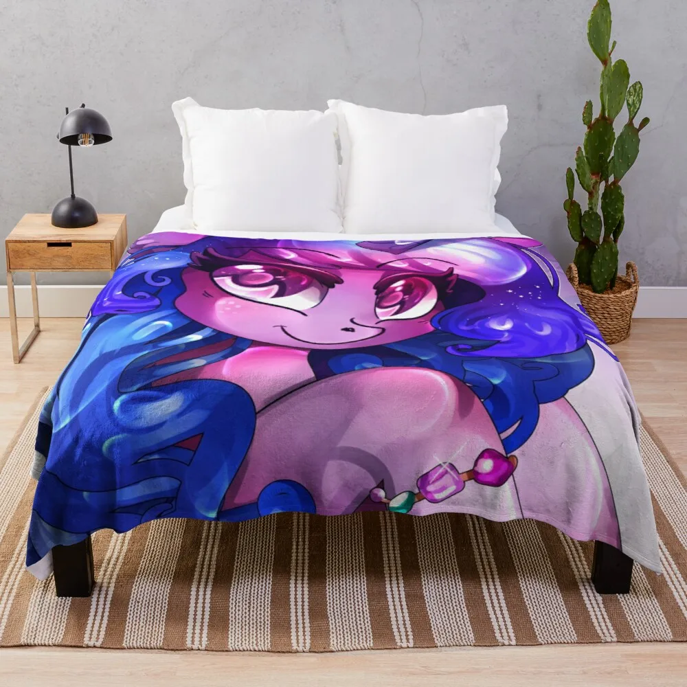 

Izzy Moonbow Throw Blanket blankets for sofas