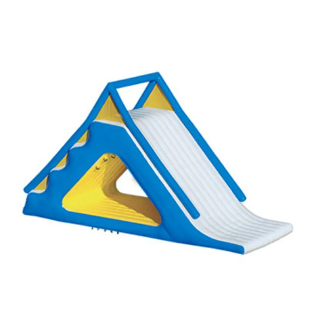 Scivolo Gonfiabile Triangolo Scivolo Galleggiante Estate Trampolino D'Acqua Parco Attrezzature Per Adulti Bambini