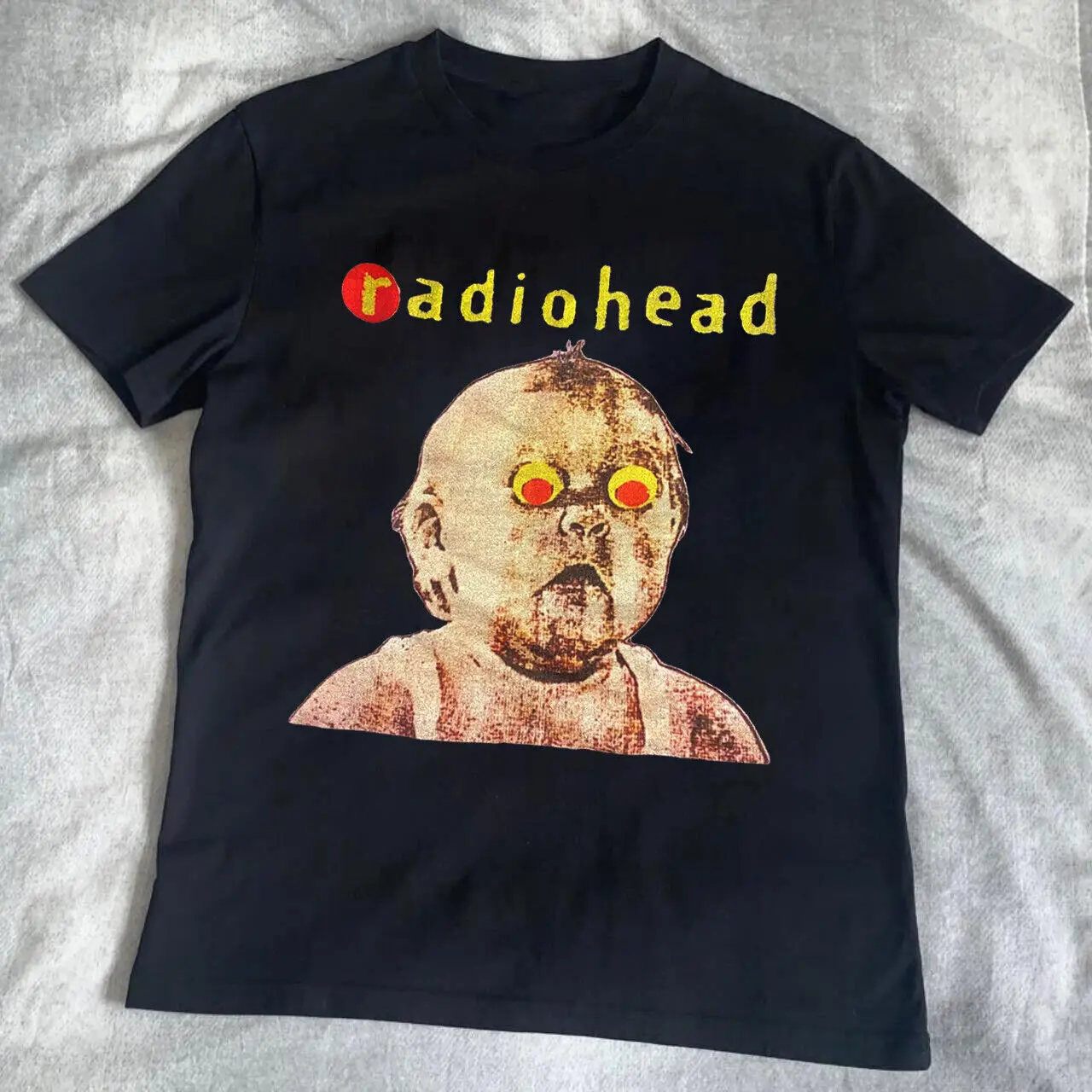 Maglietta Vintage Radiohead Pablo Honey Album Radiohead Vintage Band Tee Maniche Lunghe O Corte