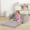 Kids Sofa Couch Toddler Boys Girls 2-in-1 Convertible Sofa Lounger Children Sofa 5