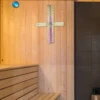 Portable Wooden Sand Clock Timer Hourglass 15 Minutes Sand Timer Set Countdown Clock Accessories for Sauna Equipment Spa Room 4