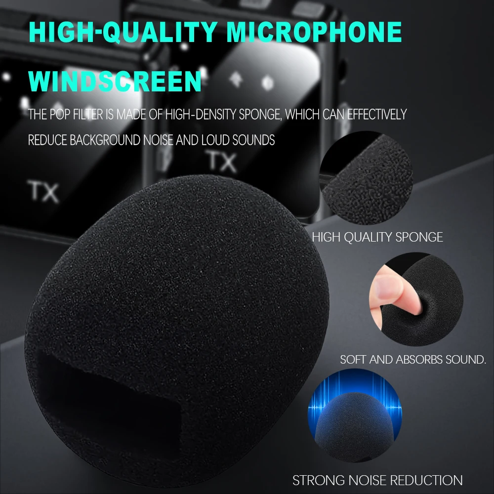 핸드헬드 인터뷰용 무선 라발리에 칼라 마이크 어댑터 스탠드 (무선 라발리에 인터뷰용 칼라 마이크 어댑터)