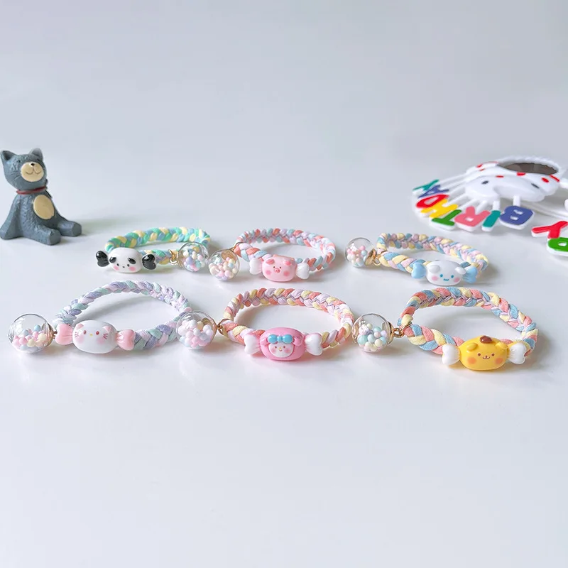 

Kawaii Sanrio Anime Cinnamoroll Hair Rope My Melody Cute Cartoon Pompompurin Simplicity Pochacco Fashions Hello Kitty Giftware