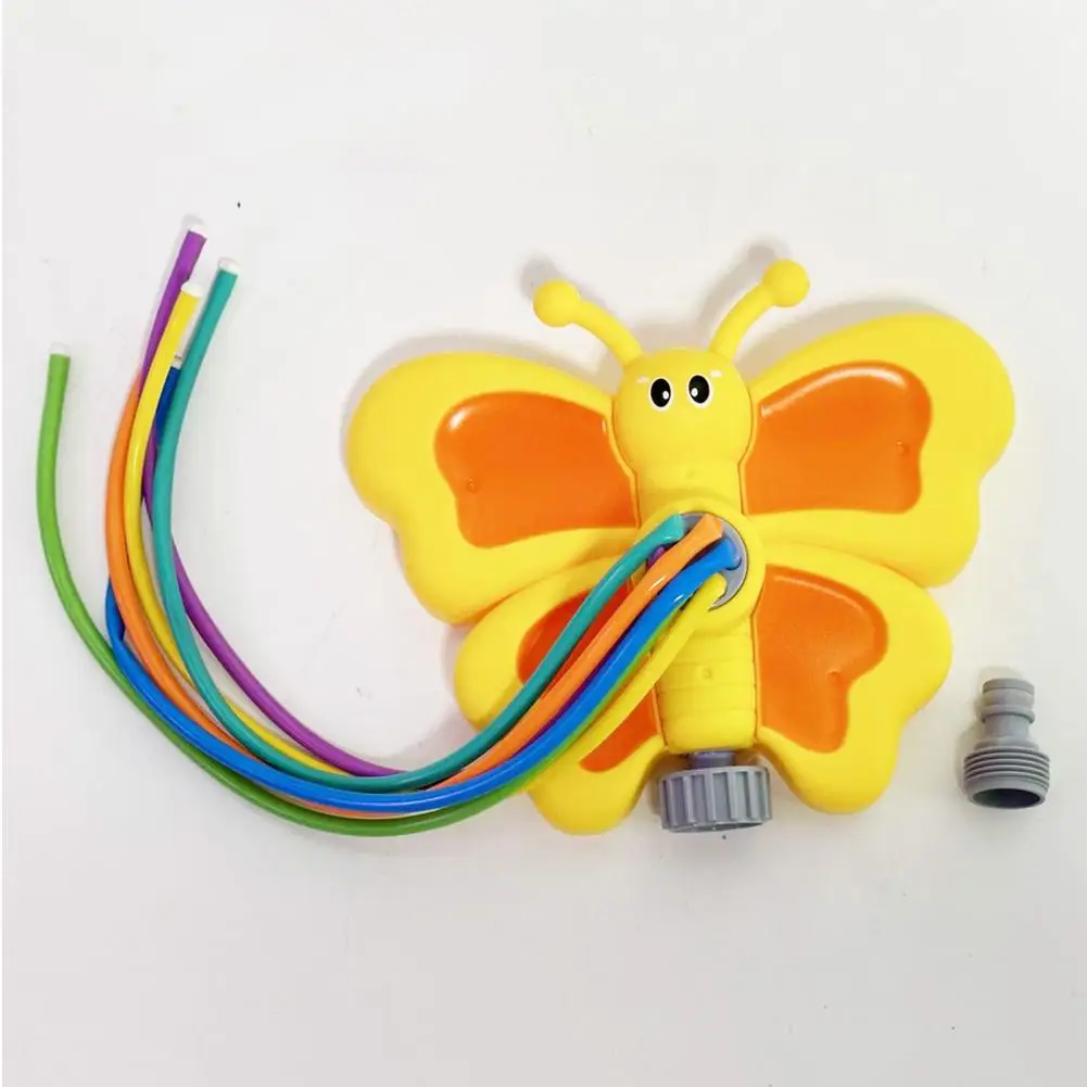 Butterfly Shape Water Toy Fun Backyard Water Play Sprinkler Toy for Kids Ages 4-8 Outdoor Summer Games Activities for Boys