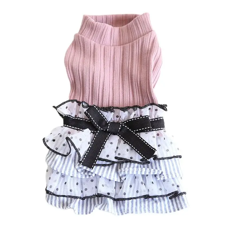 Dogs & Cats Dress Polka Dot Design - PeticaDeals