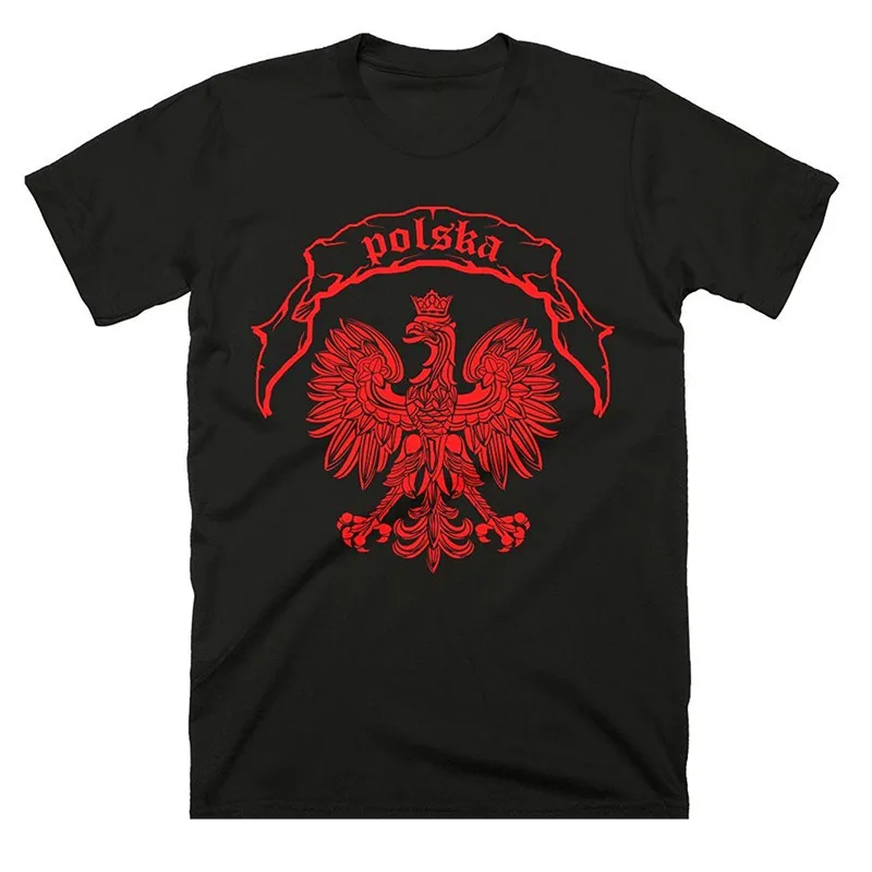 

Polska Reichsadler Retro Polish Imperial Eagle Badge T Shirt. Short Sleeve 100% Cotton Casual T-shirts Loose Top Size S-3XL
