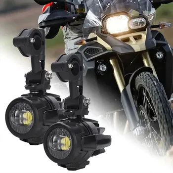 BMW R1250GS ADV F800GS R 1250 GS LC 야마하 MT07 MT09 용 오토바이 LED 안개등, 보조 조명 어셈블리, E9 마크, 2 개