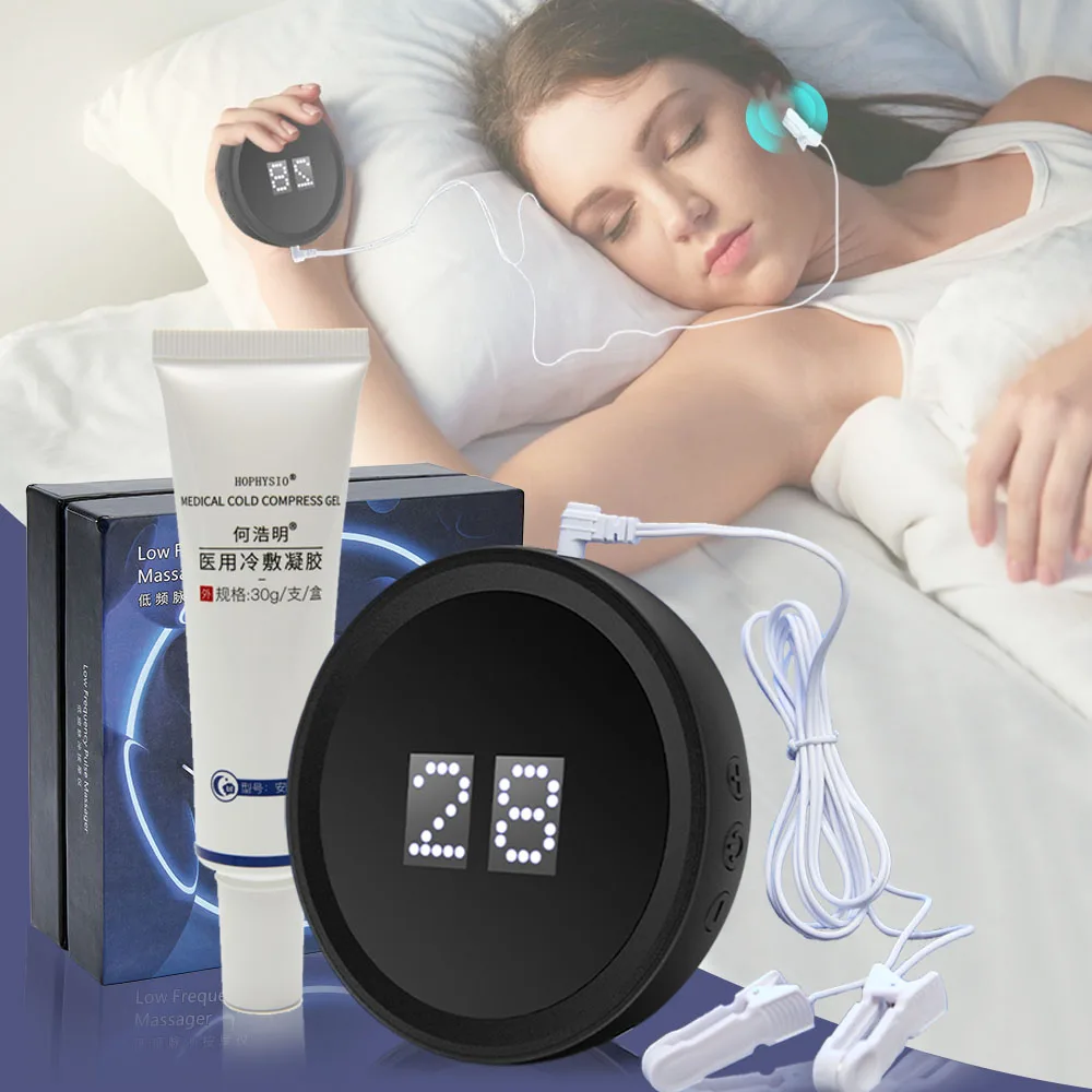 

CES Sleep Aid Device Insomnia Anxiety Depression Relief EMS Sleep Assistance Transcranial Microcurrent Massage Migraine Hypnosis