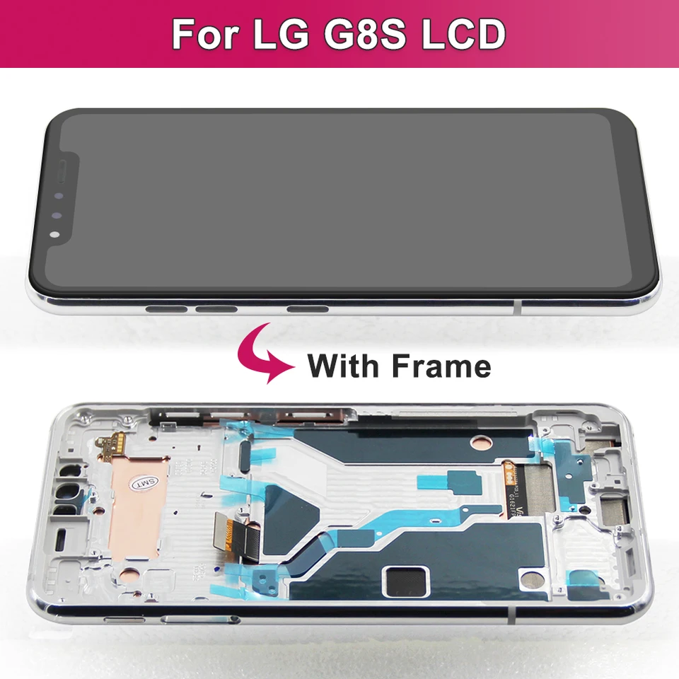 Flex/câble De Connexion Pour LG G8s ThinQ - Touche Home Et Lecteur D'empreintes, Couleur Au Choix