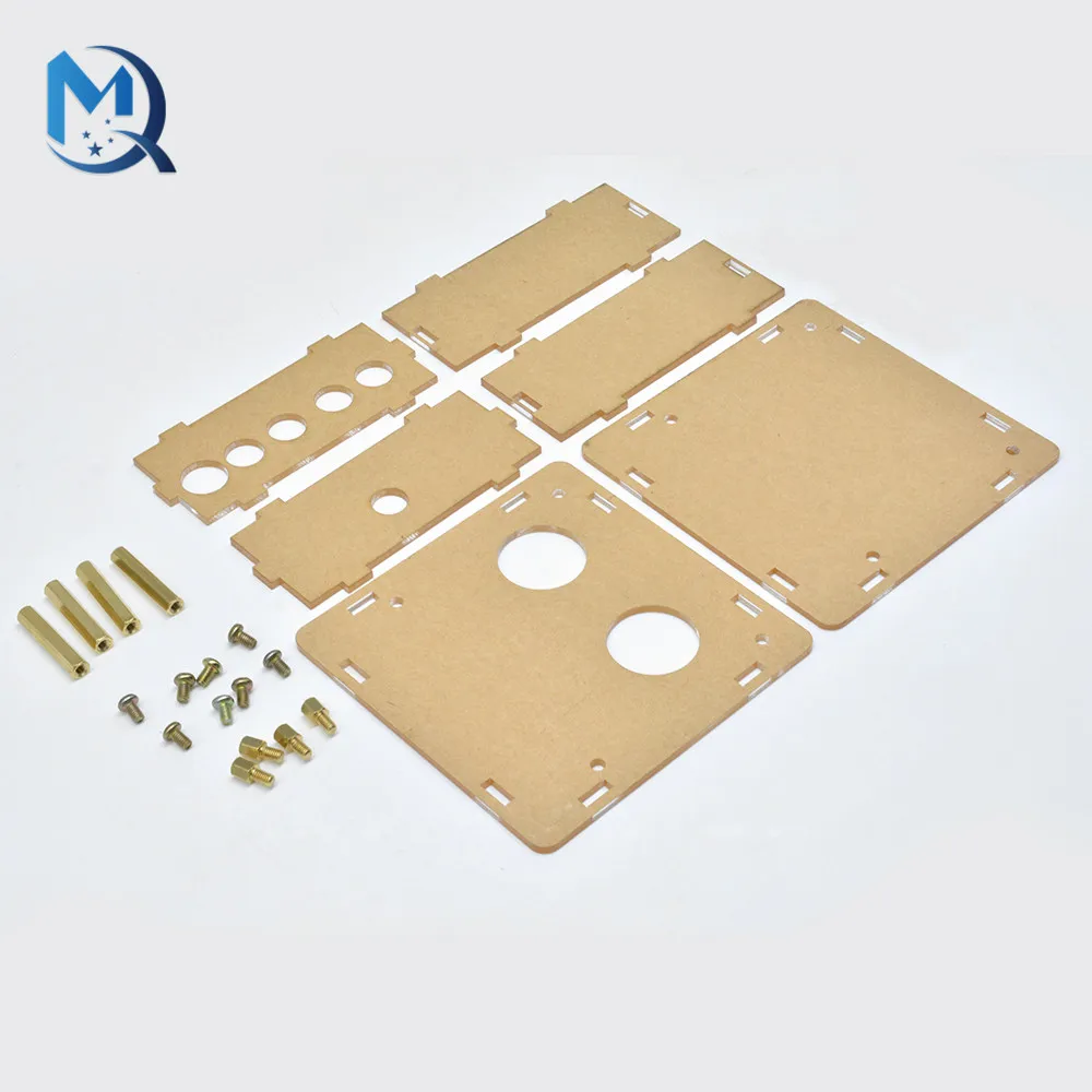6J1 Tube Amplifier Audio Board Amplificador Pre-Amp Audio Mixer 6J1 Valve Preamp Bile Buffer Diy Kits Acrylic Box Shell Case