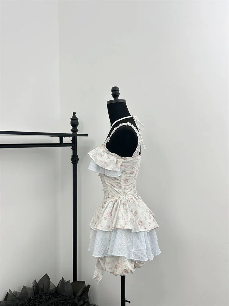 chinese dress ladies MADDOX MIX-MEDIA CORSET DRESS