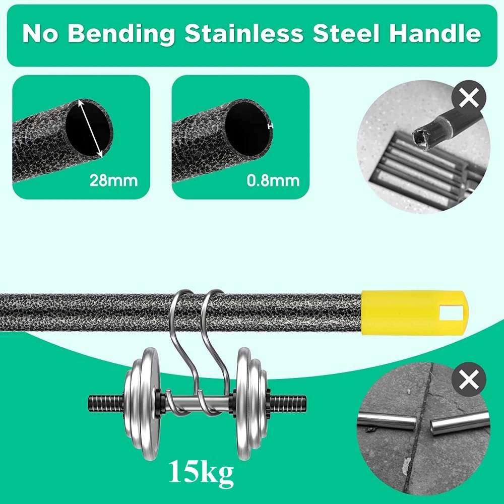 Adjustable Handle Lawn Leveling Rake 74cm-150cm