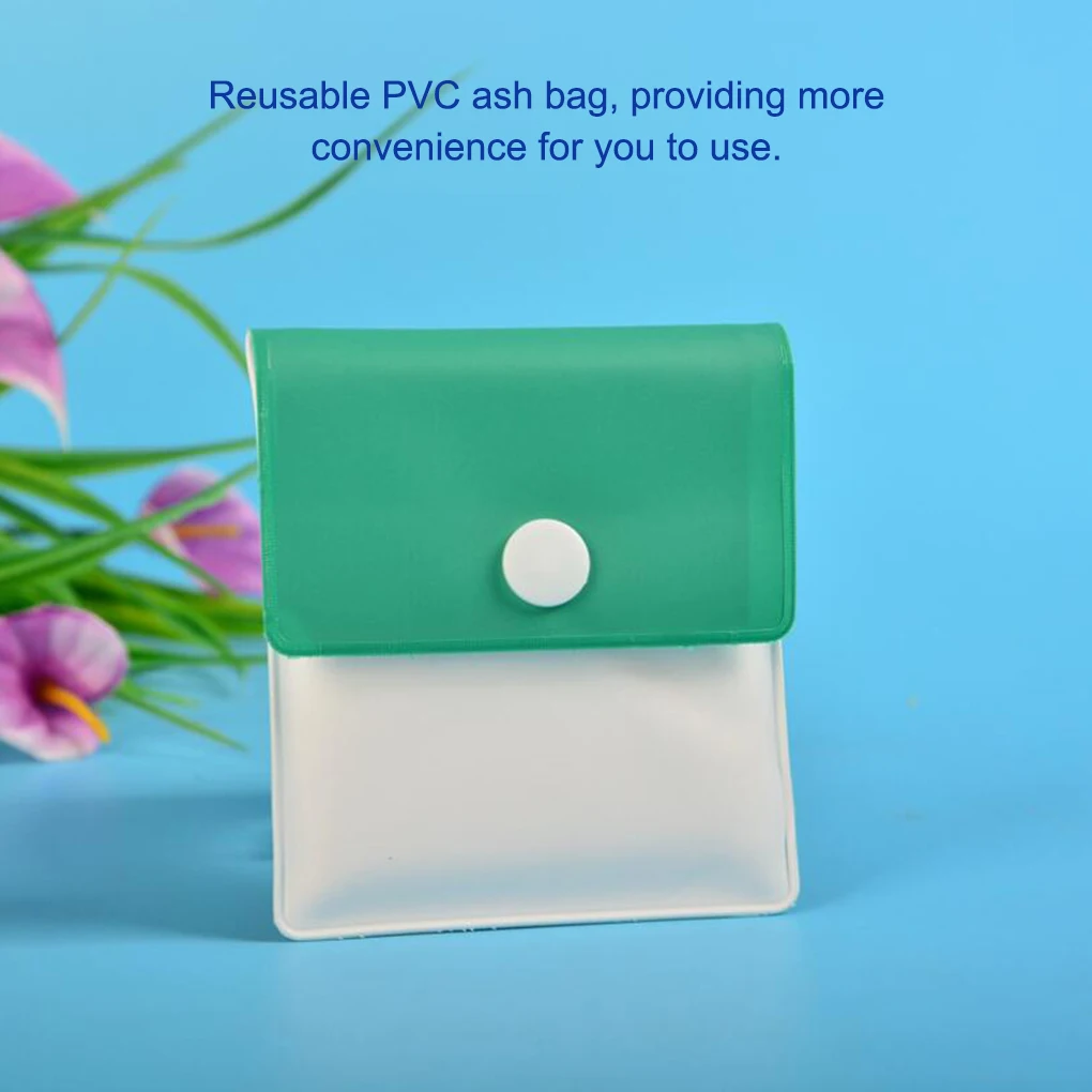 Portable Ashtray Pack of 6 Portable Pocket Ashtray Pouch Storage Bag Reusable Coin Purse Boyfriends Household Travelling Car-interior
