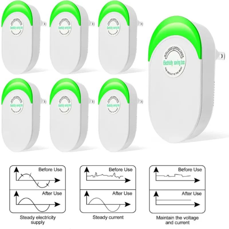 Power Energy Saver Energy Saving Device Electricity Saving Box US/EU Plug 90v-250v 30kw for Home Office