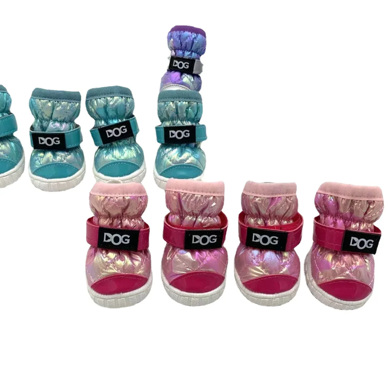 

2024 New Pet Dog Shoes Small Dog Teddy Shoes Set of 4 Dog Shoes Pet Cotton