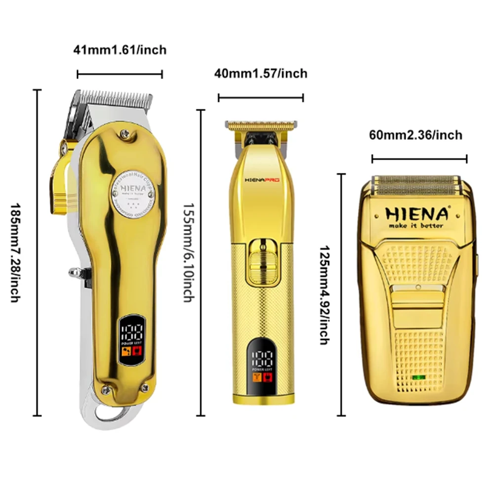 HIENA hair trimmers Hair cutting machine professional barber machines electric shaver man beard Barber shop men's hair clipper
