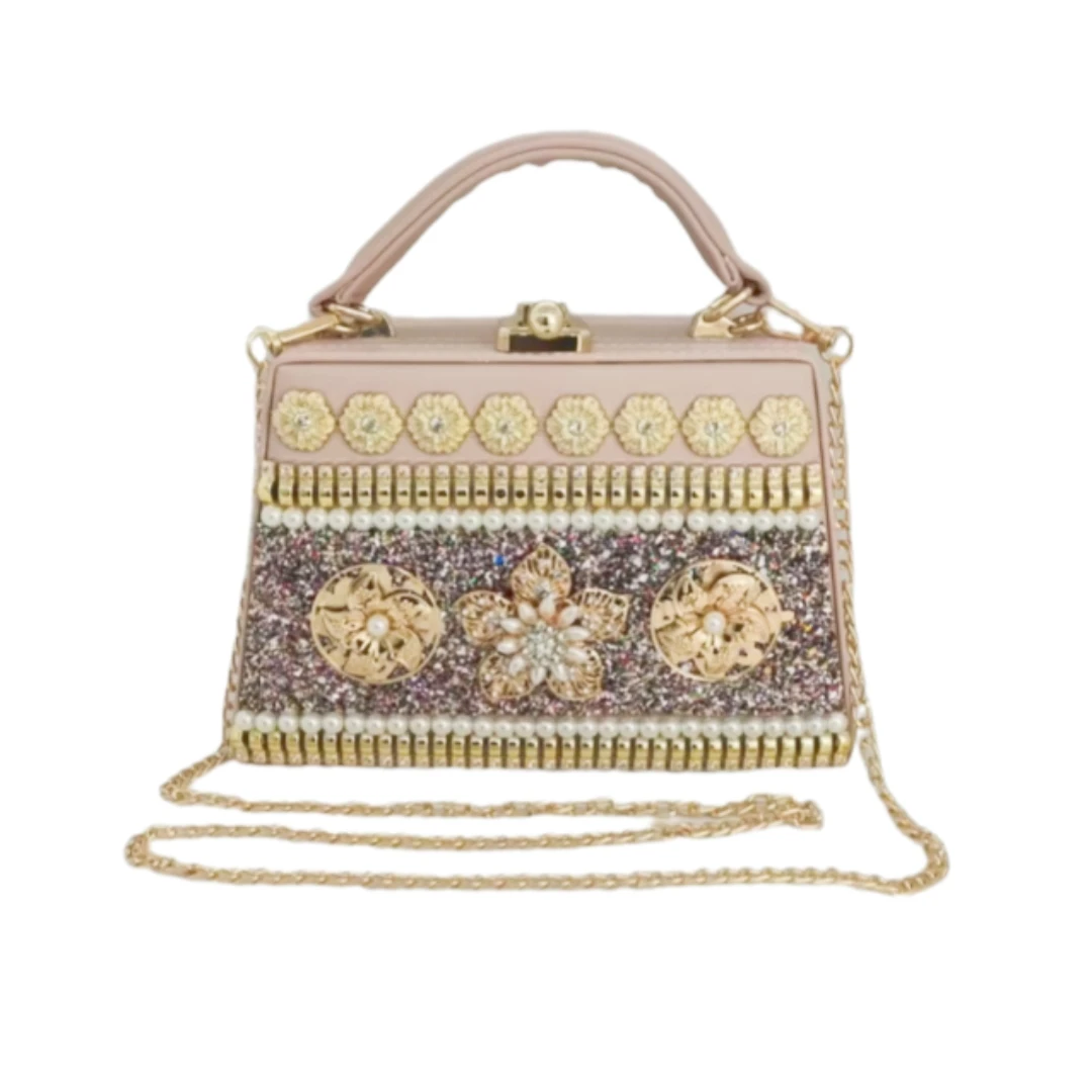 

Новинка 2023, роскошные женские вечерние сумки с острым носком в итальянском стиле, металлический клатч с украшением из стразов