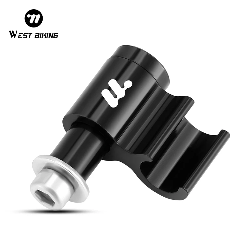 WEST BIKING Bicycle Wire-mount Converter Bicycle Fixed Guide Buckle Aluminum Alloy Wire Connector Bicycle Shift Cable Clamp