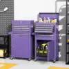 5 Drawer Tool Chest with Wheels, Rolling Tool Chest with Drawers, Tool Storage Organizer Cabinet with Lock&Key for Ga 2