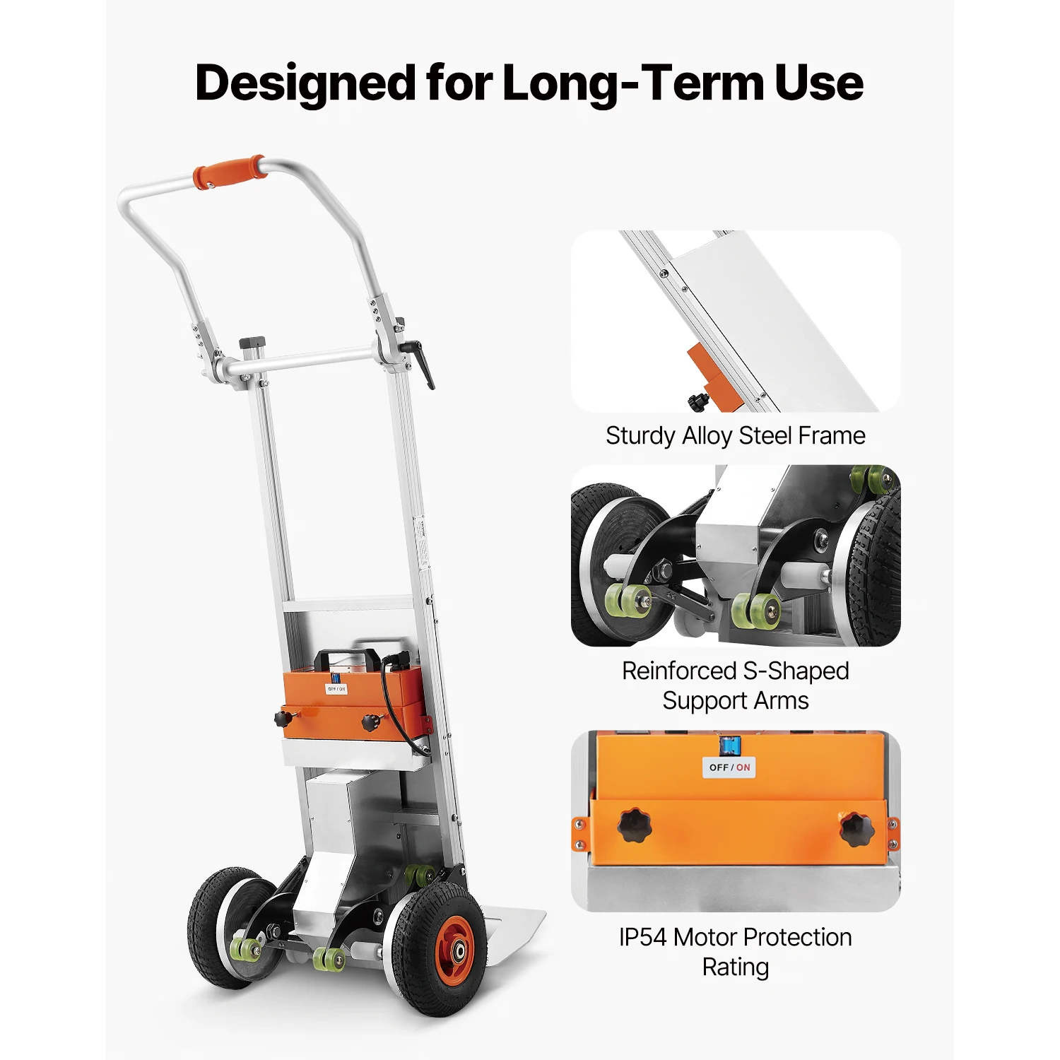 Electric Stair Climbing Dolly Hand Truck for Warehouse Moving
