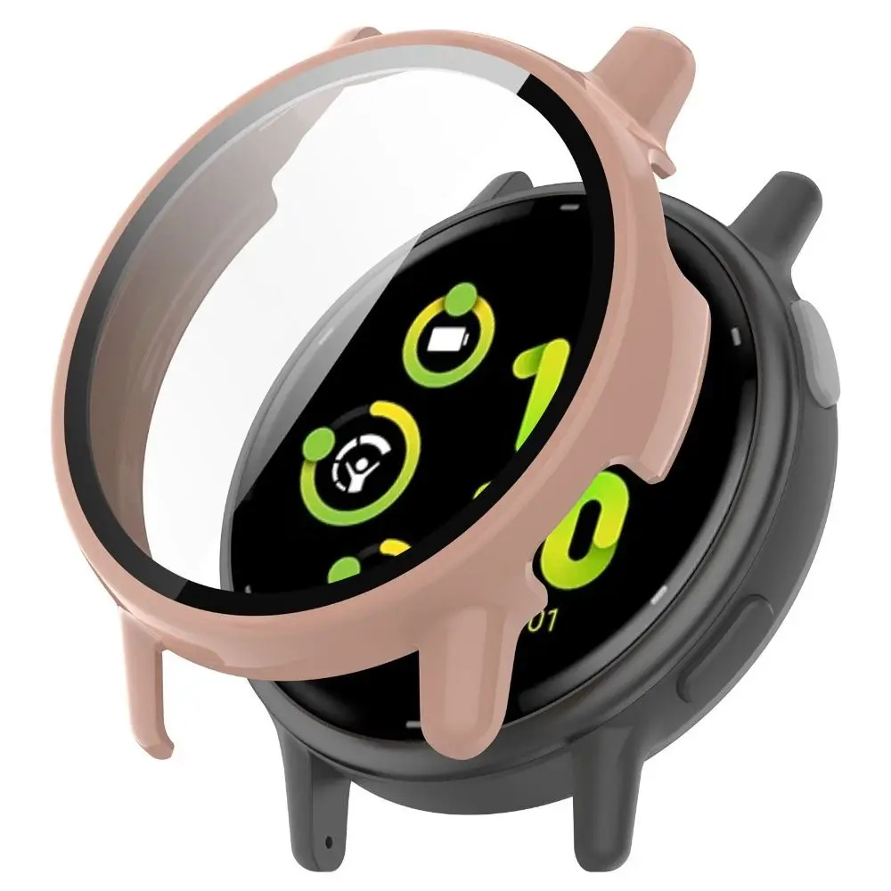 Watch Screen Protector Case Watch Protective Case Watch Cover Watch Protective Cover For Garmin Vivoactive 5 Casing Screen Protector shell PC Full Cover Tempered Film Hard Case