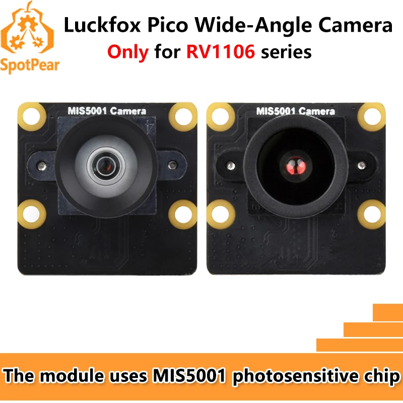 Luckfox Pico Camera MIS5001 5MP wide-angle lenses&zwnj; For RV1106/Pro/MAX/Ultra (Not For RV1103 Pico) raspberry pi camera