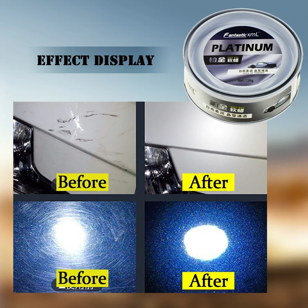 Car Coating Agent Car Wax Crystal Plating Set Auto Nano Ceramic Coating Scratch Removal Agent Wax Polishing Paste Maintenance Care Cream